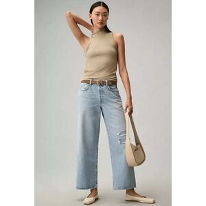 NWT Citizens of Humanity Pina Low Rise Baggy Crop Wide- leg Jean Cascade Size 27